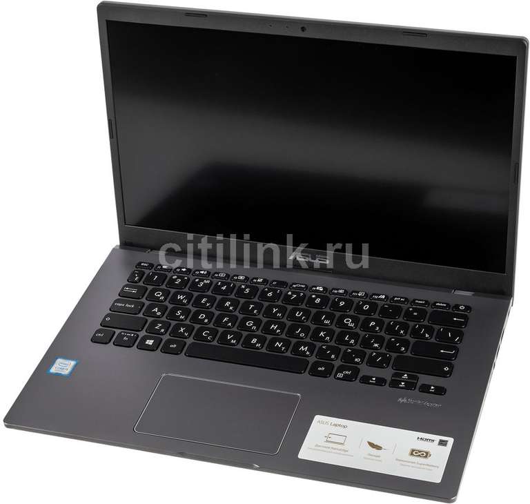 Ноутбук ASUS VivoBook A409FA-EB492 14", IPS, Intel Core i5 8265U 1.6ГГц, 8ГБ, 256ГБ SSD 90NB0MS2-M07380