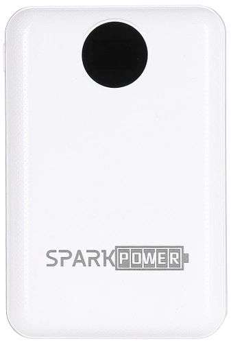 Внешний аккумулятор SparkPower SP-09, 10000mAh, белый/черный (при покупке от 3-х шт)