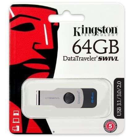 USB-флеш-накопитель USB 3.1 Kingston DataTraveler Swivl 64GB