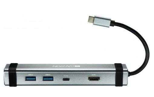 USB концентратор Canyon CNS-TDS03DG USB Type C 4 в 1