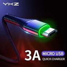 YKZ LED 3A USB Type C кабель