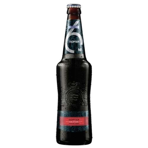 Пиво темное БАЛТИКА 6 Портер , 7%, 0.47л, Россия