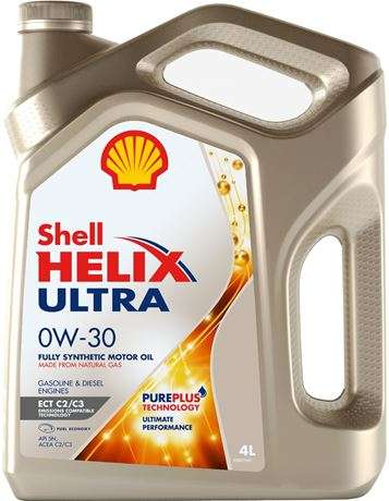 Моторное масло SHELL Helix Ultra ECT C2/C3 0W-30 4 л