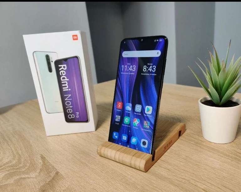 Мобильный телефон Xiaomi Redmi Note 8 Pro 64GB (синий)
