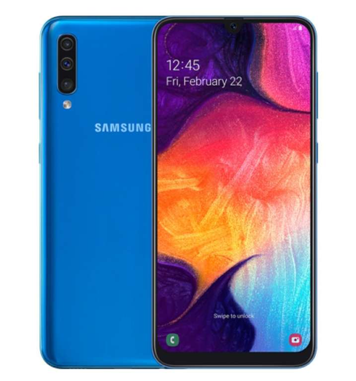 Смартфон Samsung Galaxy A50 128GB Blue