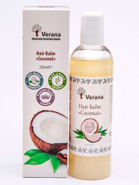 Масло косметическое для волос "Verana" Кокос, 250мл