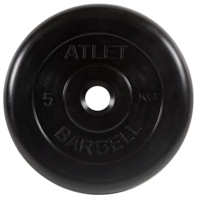 Диск MB Barbell MB-Atlet B26 5кг обрезиненный