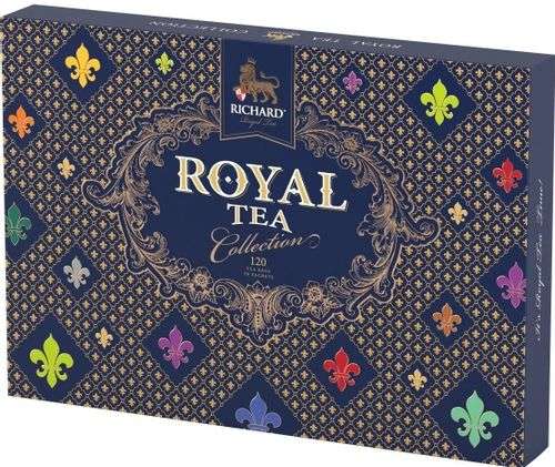 Подарочный набор чая Richard "Royal Tea Collection", 15 вкусов,120 сашет