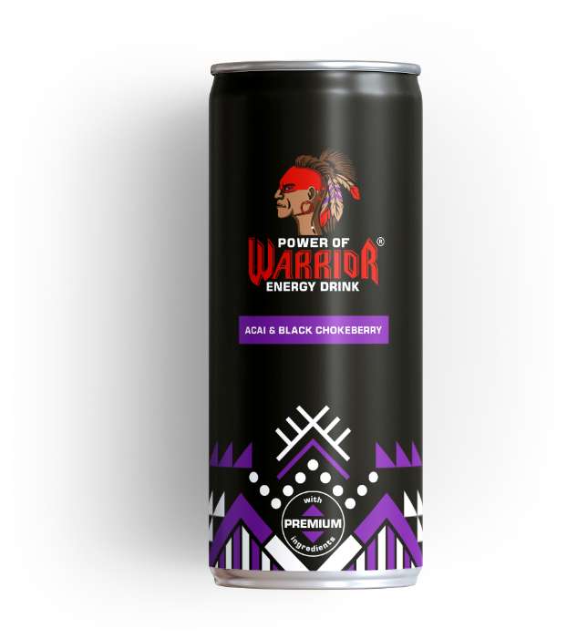 Энергетический напиток Power of Warrior Acai&Black Chokeberry 0,33 л