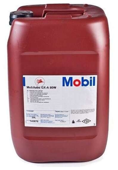 [СКФО] Трансмиссионное масло MOBIL Mobilube GX-A 80W 20 л