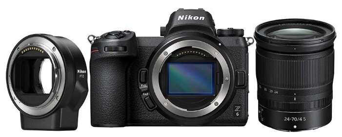 Цифровой фотоаппарат Nikon Z6 Kit 24-70 f4 с адаптером FTZ