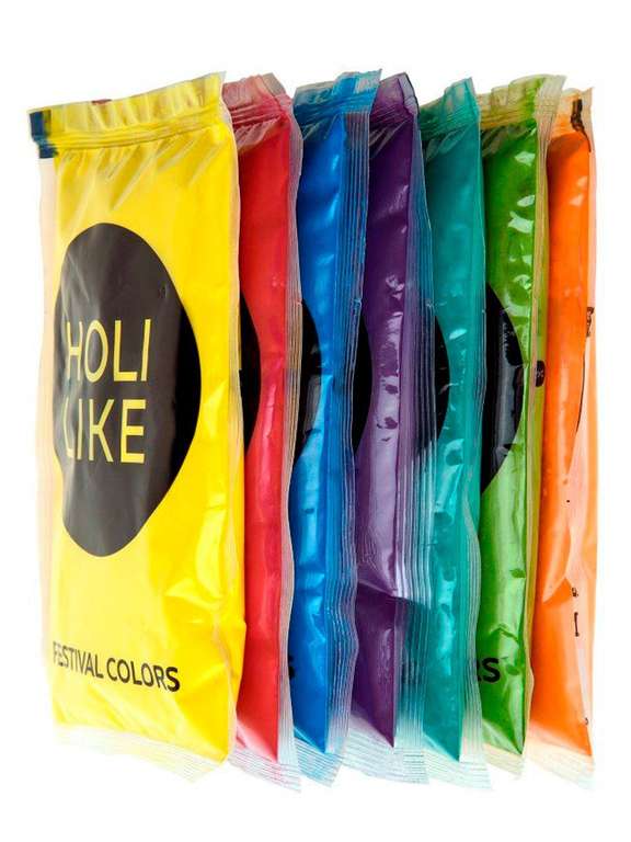Holi Like Краски холи для фестивалей и праздников, набор из 10 штук