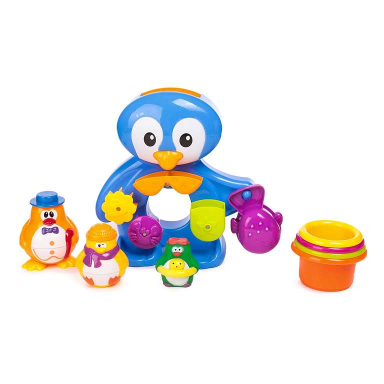 Пингвины Baby Go на отдыхе для ванны (развивающая игрушка)