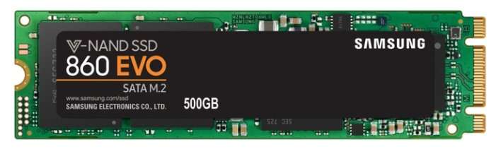 SSD Samsung M.2 SATA III 500Gb MZ-N6E500BW 860 EVO 2280