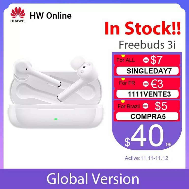 TWS наушники Huawei Freebuds 3i, черные
