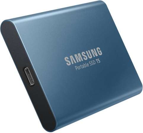 Внешний SSD Samsung T5 500Gb (синий)
