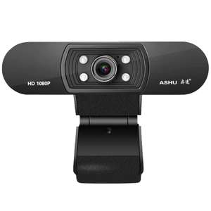 Веб-камера Ashu H800, Full HD, 1080P HD, USB, ночное видение