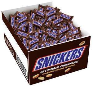 Snickers minis шоколадный батончик, 2,9 кг