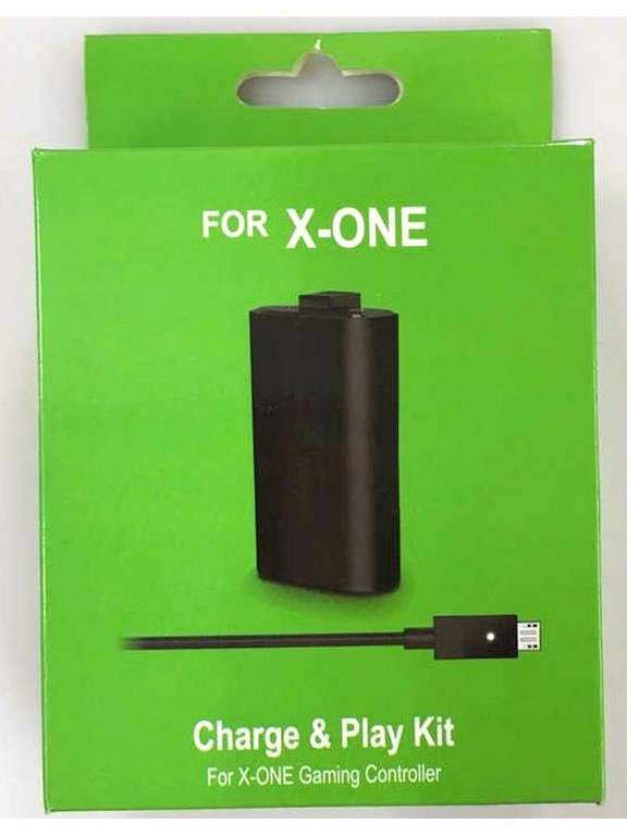 Аккумулятор БРУТАЛИТИ 1400 mAh для XBOX ONE + кабель для геймпада, черный
