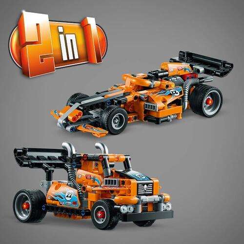 Конструктор LEGO Technic 42104 Гоночный грузовик (+ 2 вариант сборки: гоночный автомобиль)