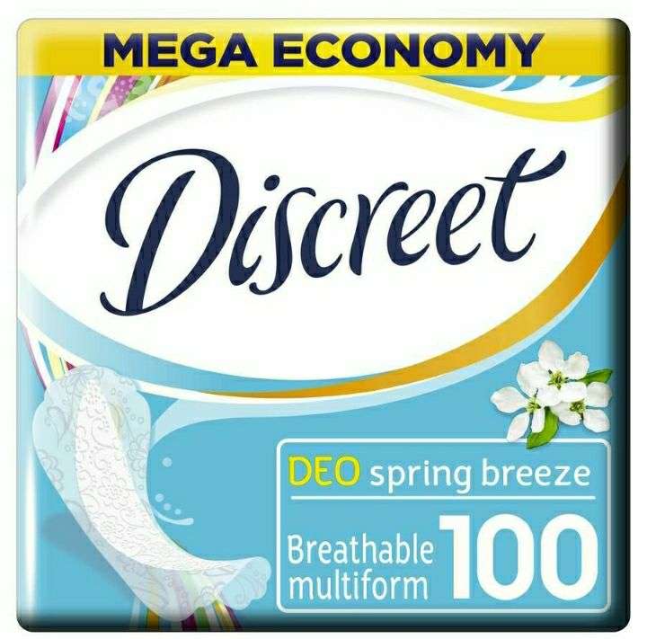 Гигиенические прокладки на каждый день Deo Spring Breeze Multiform 100 Шт. DISCREET