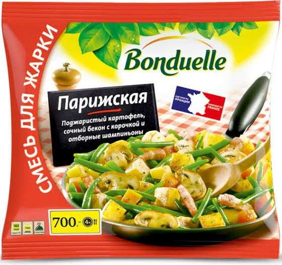 [не везде] Овощная смесь Bonduelle Парижская для жарки быстрозамороженная 700 г