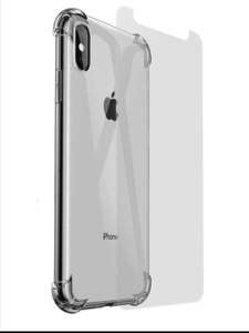 Чехол и защитное стекло With Love. iPhone XS Max
