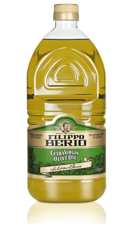 Оливковое масло Filippo Berio Extra Virgin, нерафинированное, 2 л (с баллами 818₽)