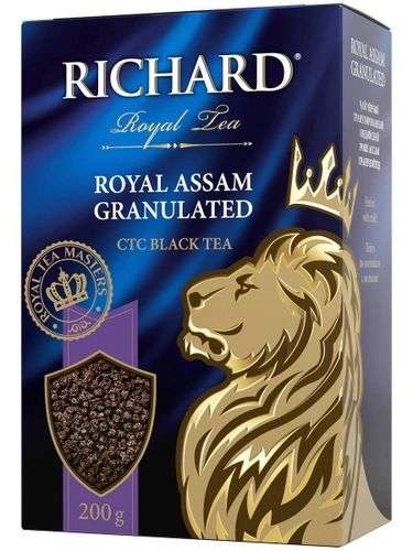 Чай Richard "Royal Assam Granulated" черный крупнолистовой 200г