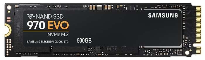 SSD SAMSUNG 970 EVO 500 GB (MZ-V7E500BW) черный