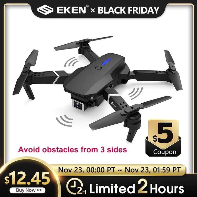 [23.11] E525 PRO 4K - мини дрон (цена 19₽ если не изменится перед распродажей)