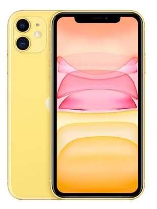 Смартфон Apple iPhone 11 64GB желтый (MWLW2RU/A)