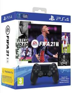 Геймпад Dualshock v2 Black + FIFA 21 PlayStation