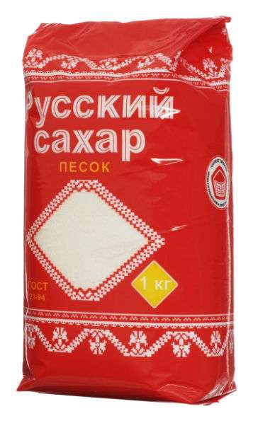 Сахар "Русский Сахар" натуральный, 1 кг.