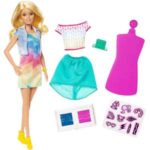 1+1 на куклы и игровые наборы Barbie, напр, кукла Barbie Крайола Цветной сюрприз FRP05