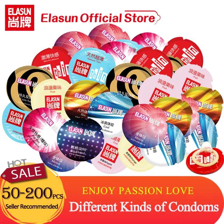 Годовой запас презервативов Elasun 200 шт