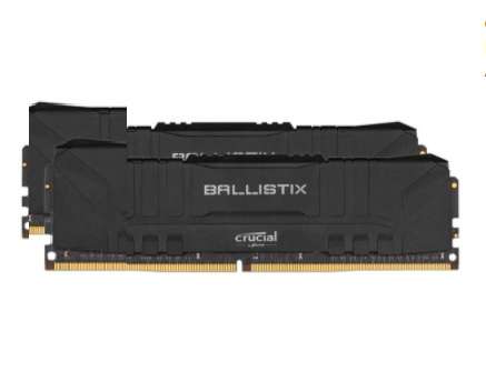 Оперативная память Crucial Ballistix Black RGB 32GB DDR4 Kit 2666 сток