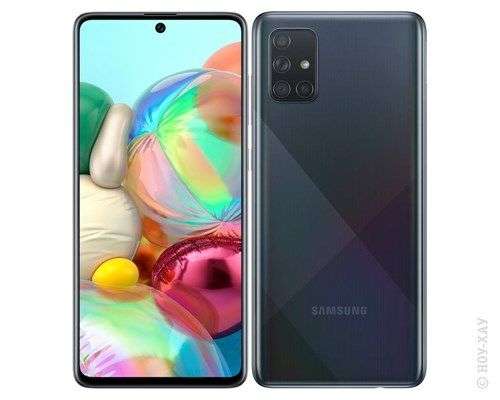 Смартфон Samsung Galaxy A71 6/128 Гб, черный