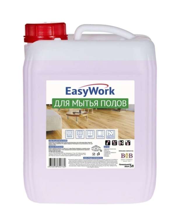 Средство для мытья полов EasyWork 5 л