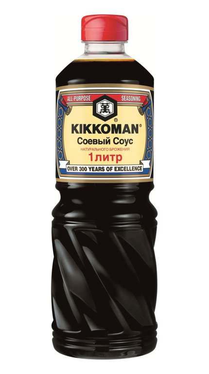 Соевый соус Kikkoman 1 л (с баллами 335₽)