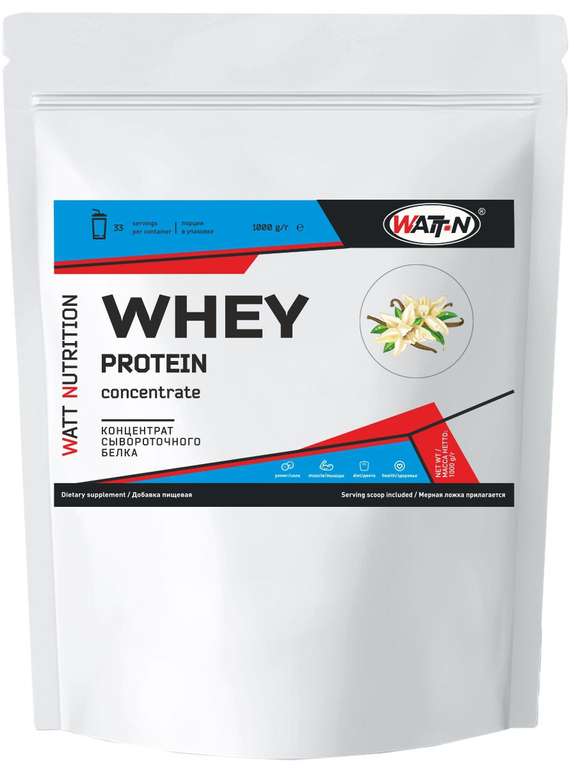 Протеин Whey Concentrate 80%, 1000 гр и др в описании
