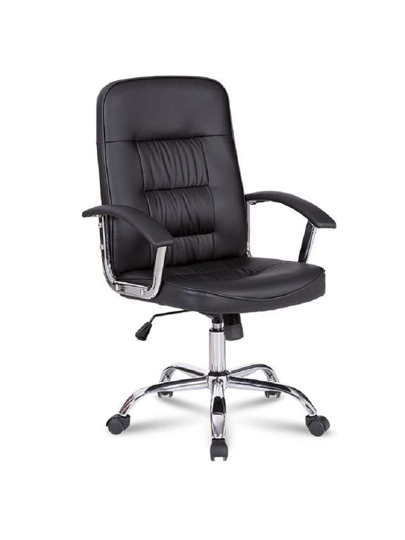 Офисное кресло Bit EX-550, хром, эко кожа BRABIX