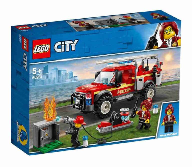 Конструктор Lego City Town 60231 грузовик начальника пожарной охраны
