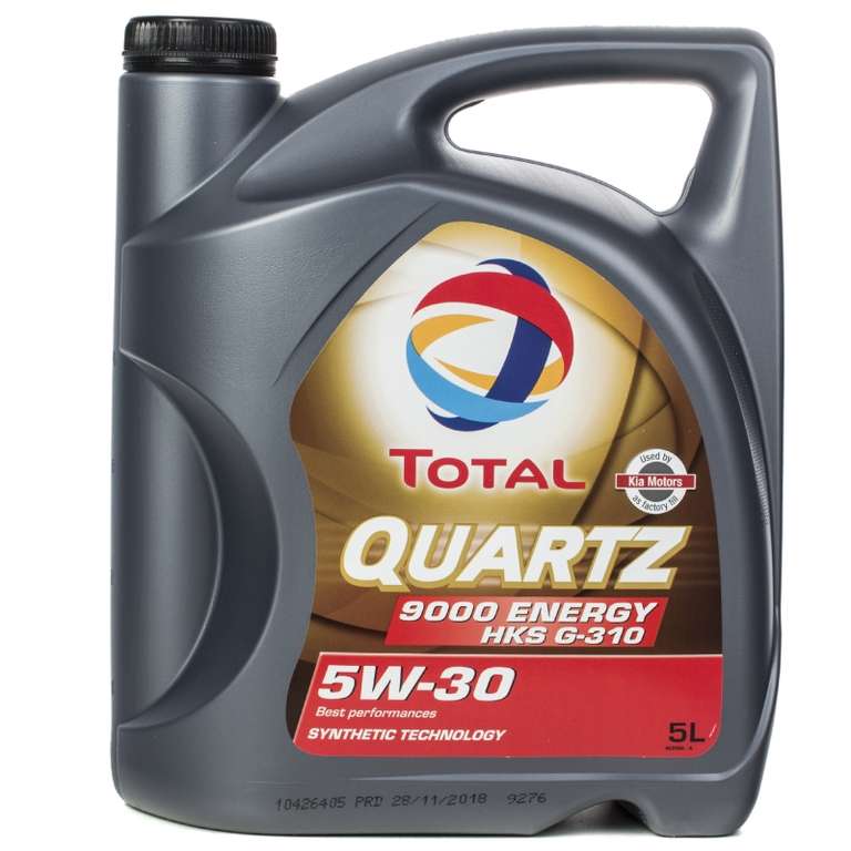 Моторное масло для автомобиля Total Quartz 9000 Energy HKS 5W30 5л