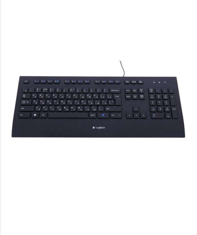 Клавиатура Logitech k280e (ноутбучного типа), низкий профиль