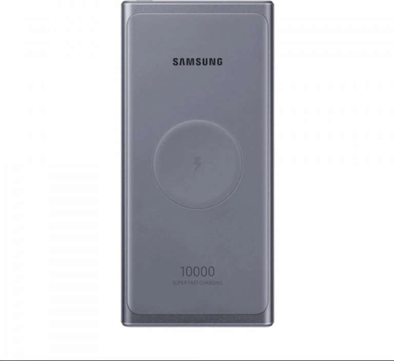 Внешний аккумулятор Samsung, USB-C x2, USB-A, с беспроводной зарядкой (EB-U3300XJRGRU)