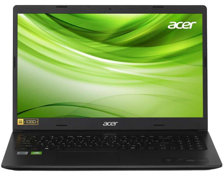 15.6" Ноутбук Acer Aspire 3 A315-57G черный Core i3+GeForce MX330 4/256Gb