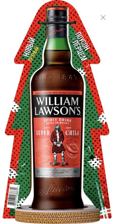 Напиток спиртной WILLIAM LAWSON'S Чили купаж. алк.35% п/у, Россия, 0.7 L