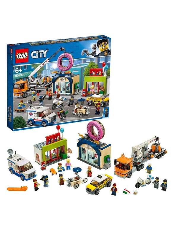 Конструктор LEGO City Town 60233 Открытие магазина по продаже пончиков