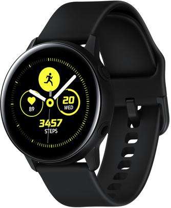 Умные часы Samsung Galaxy Watch Active «Чёрный сатин»